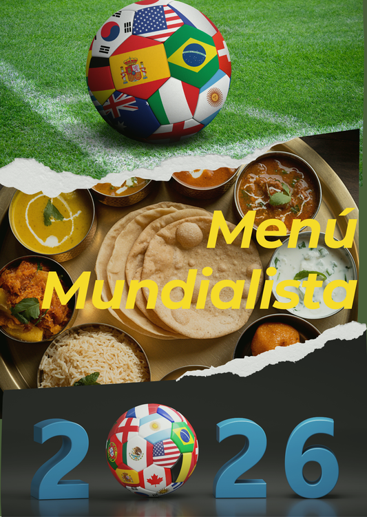 Combo Mundialista 2026: Menú de Recetas + Fixture Imprimible ALTA CALIDAD!