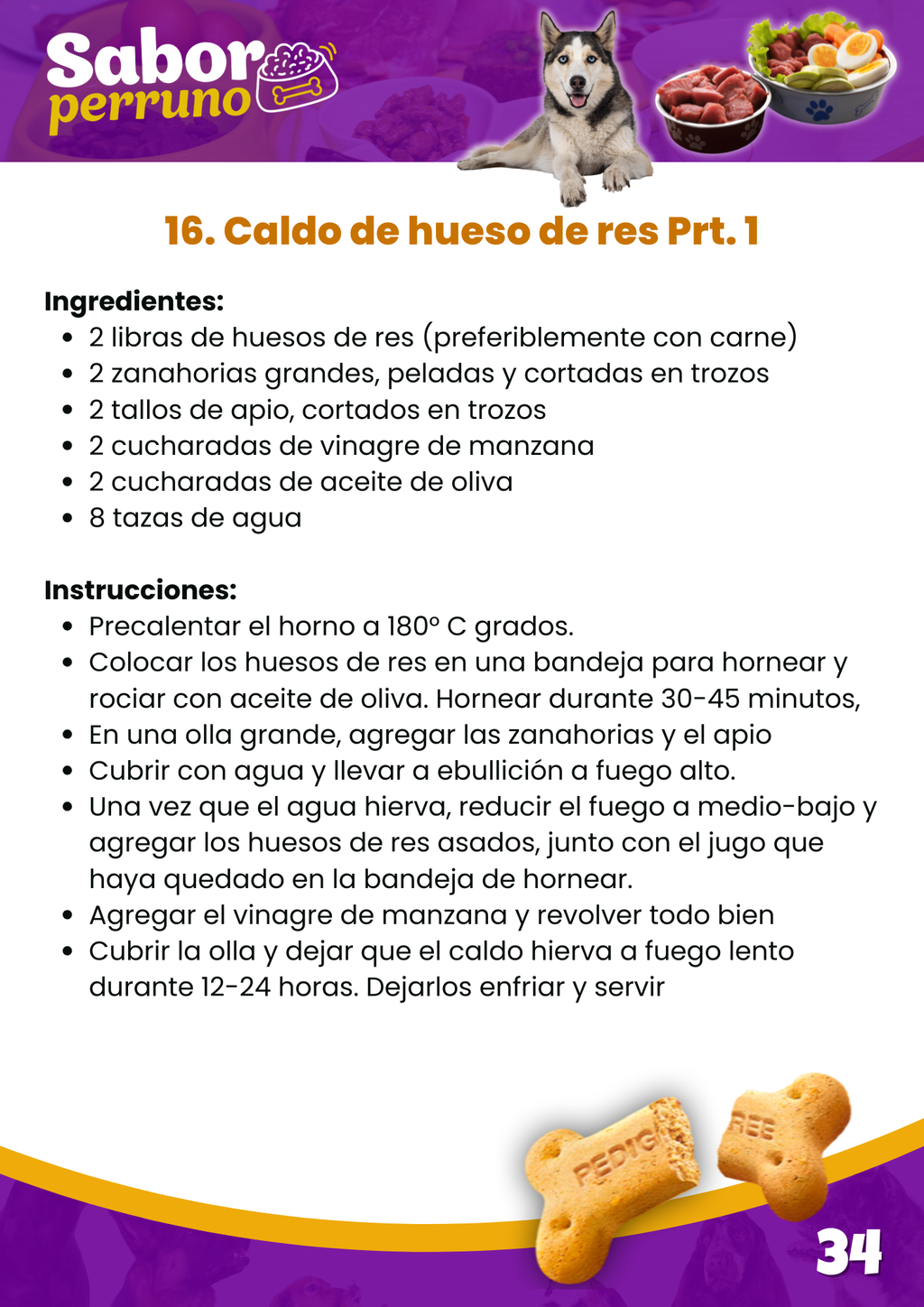 Menú Canino | 150 Recetas Caseras para Perros | Descarga Inmediata